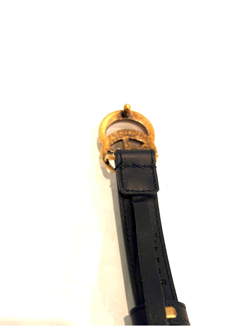 Gucci mini GG Marmont black belt 0.8 38 made in Italy - Picture 6 of 8